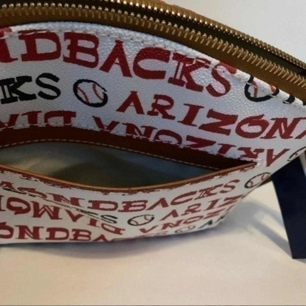 Dooney & Bourke White, Black and Brown Arizona Diamondbacks Crossbody Bag